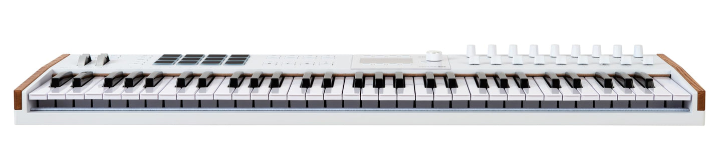 Arturia KeyLab 61 mk3, MIDI controller, white, includes software.