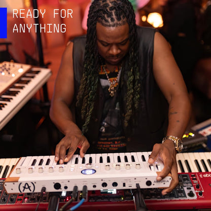 Arturia AstroLab 37-key slim MIDI keyboard, velocity sensitive, aftertouch.