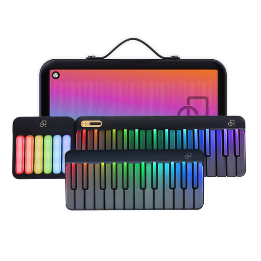 Popupiano 59-key smart beginner keyboard, LED lights, app support, 256 voices, MIDI.