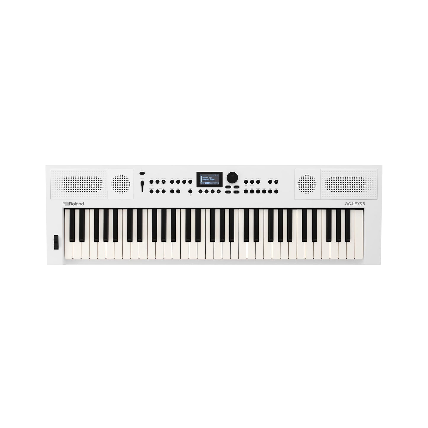 Roland GO:KEYS 5, 61-key music creation keyboard, Bluetooth audio/MIDI, mic input.