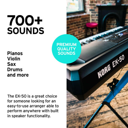 Korg, 61-Key Keyboards & Pianos (EK50)