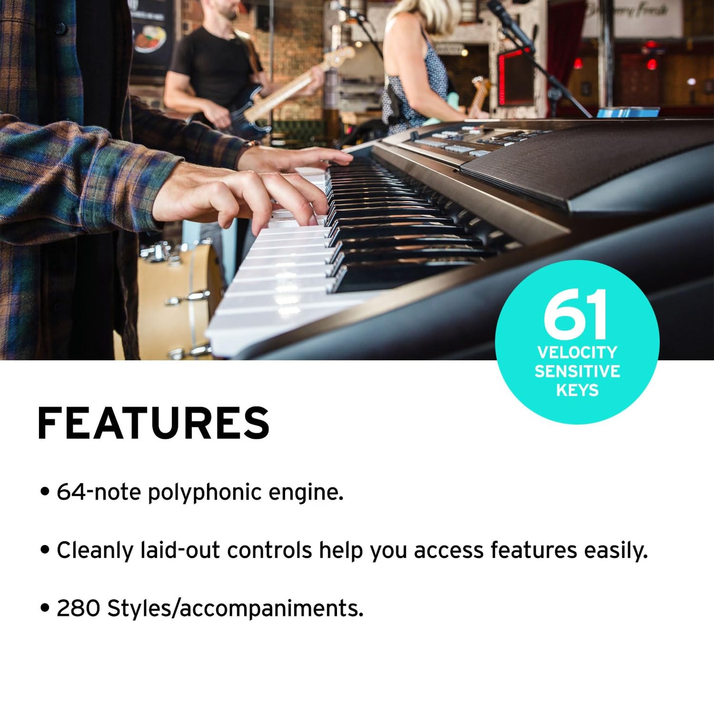 Korg, 61-Key Keyboards & Pianos (EK50)